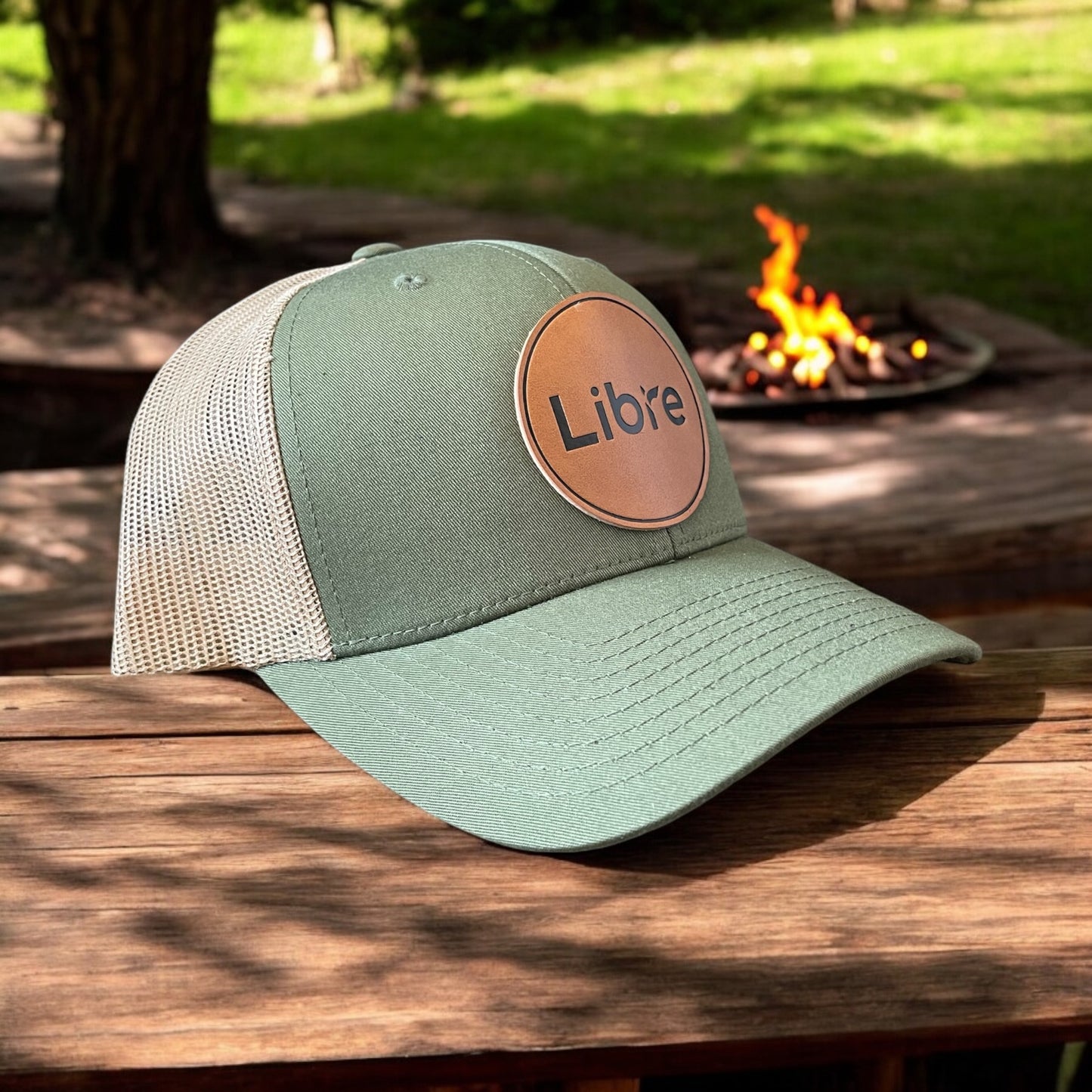 Libre Snapback Cap (Olive/Khaki)